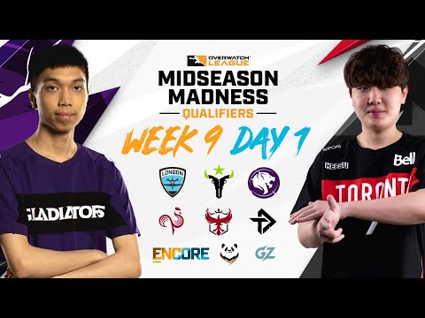 Overwatch League 2022 Season | Midseason Madness Qualifiers | Week 9 Day 1 - West + East Encore