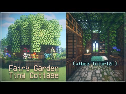 Minecraft: Garden Fairy Tiny House 🍄🌿✨ Fairytale Cottagecore Fairycore Magic Easy 🌸 Kelpie The Fox