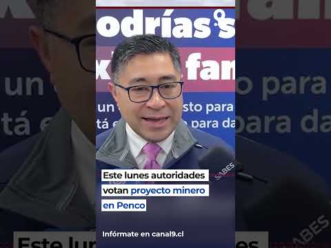 Este lunes autoridades votan proyecto minero en Penco