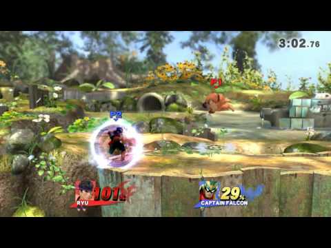 SSB4 Ryu (strydem) vs Captain Falcon (?)