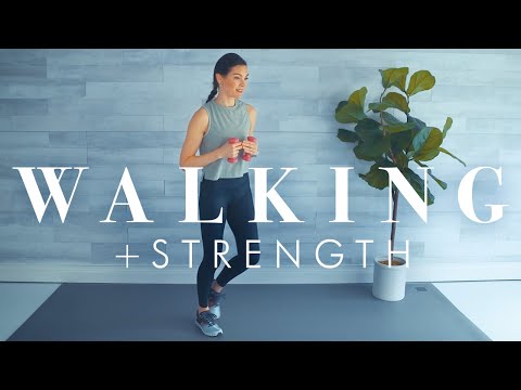 Walking Workout with Weights // Fun Cardio & Strength for Seniors & Beginners thumbnail