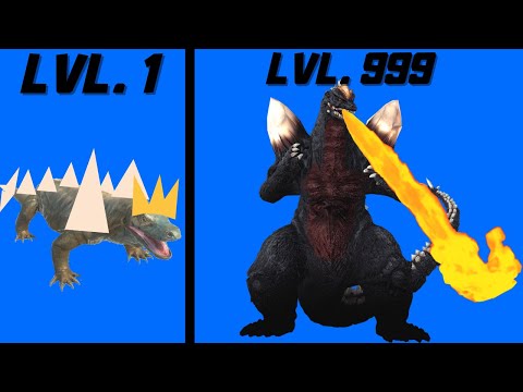 SPACE GODZILLA  ROOKIE vs BOSS LVL 1 vs LVL 999 IN DEATHRUN   ANIMAL REVOLT BATTLE SIMULATOR