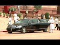 President leaves Forecourt for Parliament House to address the Both House of Parliament -09-06-14 President leaves Forecourt for Parliament House to address the Both House of Parliament -09-06-14