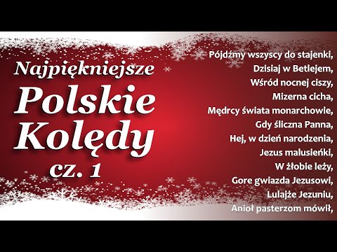 ⭐ █▬█ █ ▀█▀ ⭐ Najpiękniejsze Kolędy Polskie do wspólnego śpiewania z tekstem⭐- zestaw kolęd ⭐ cz. 1