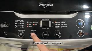 Whirlpool Top Load Washer LSP680GR Operational Use!