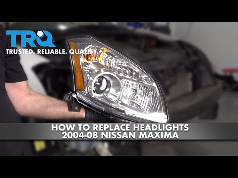 How To Replace Headlights 2004-08 Nissan Maxima