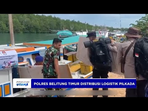POLRES BELITUNG TIMUR DISTRIBUSI LOGISTIK PILKADA