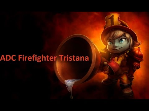 League of Legends ADC Firefighter Tristana Full Game Commentary