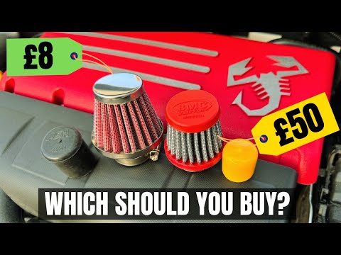 BMC vs eBay Abarth 595 Pop Off Filter - Install and Sound Comparison