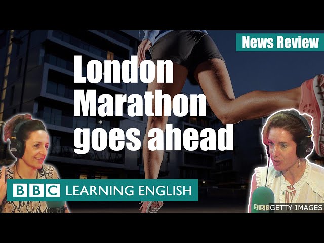 הגיית וידאו של London Marathon בשנת אנגלית