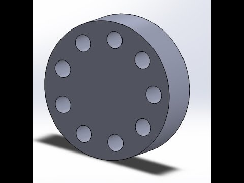 SOLIDWORKS TUTORIAL 13 | SKETCHING SOLID MODEL USING CIRULAR PATTERN