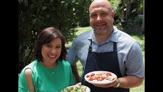 Youtube thumbnail for Ricotta and Spinach Agnolotti and Strawberry-Filled Crepes by Mike Shatura