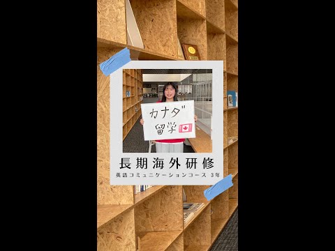 国際社会学科 #学生の声 #英語コミュニケーションコース