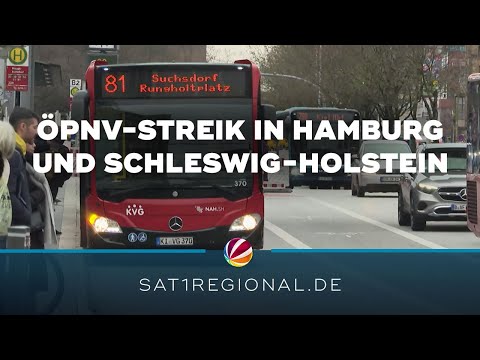 ÖPNV-Streik: Massive Einschränkungen in Hamburg und Schleswig-Holstein erwartet