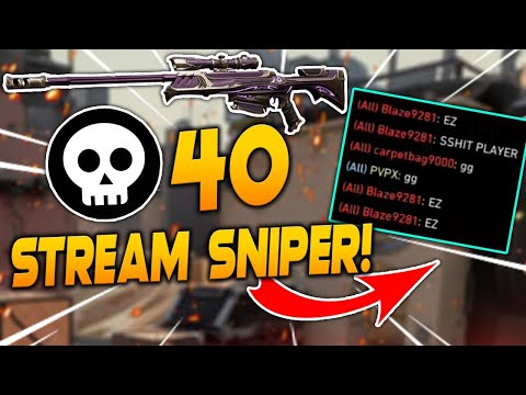 40+ KILLS Op QUICKSCOPING vs TOXIC STREAM SNIPER (with EVIDENCE)