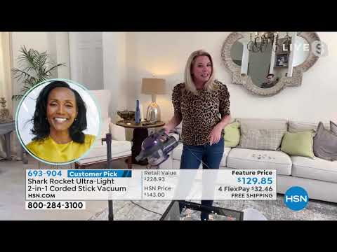 Shark Rocket UltraLight 2in1 Corded Stick Vacuum and Acc...