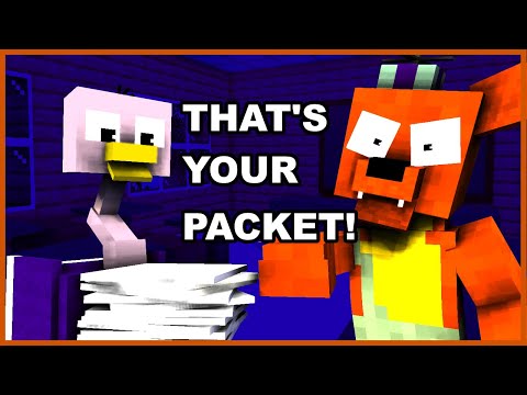 That's Your Packet! | Willy's Wonderland Minecraft Funny School Skit (HARDSTOP LUCAS)