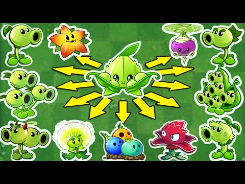 Appease Mint & All Plants Vs 99 Brickhead Zombie - Who 's Best Plant PvZ 2