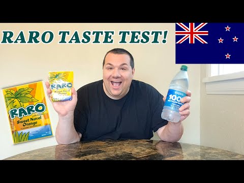 Raro New Zealand Drink Taste Test