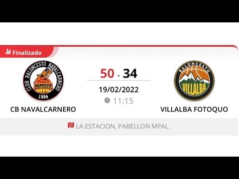 Cadete masc C VILLALBA FOTOQUO - Cb Navalcarnero