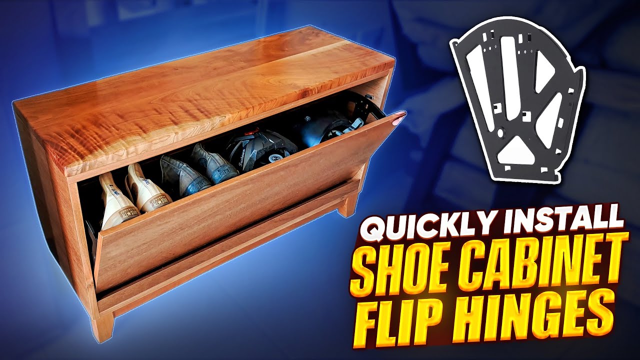 How to Install a Hidden Steel Hinge for a Custom Shoe Cabinet