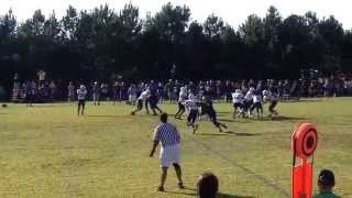 preview picture of video 'Daniels Middle School vs East Garner Middle School Football 2014'