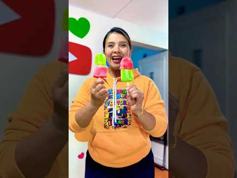 COMBINANDO HELADOS 😋🍦cute 🍒🍏🍇 #funny #divertido #familiaibañez #shorts