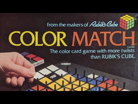 Board Game Archaeology #29 Color Match (1982) by Ideal