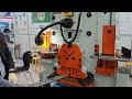 Universal hydraulic metalworking machine, puncher, shearing machine, cutter, corner shear Video Thumbnail