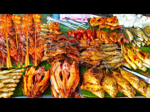 Yummy Street Food For All Time - Cambodian Foods For Sales @ lunch