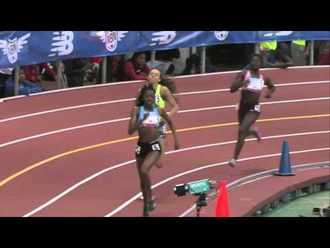 Girls 400m Prelim Heat 3 - New Balance Nationals Indoor 2014