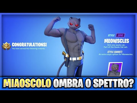 Come ottenere la skin di miascolo ombra o spettri