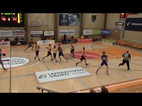 Erät 3 ja 4  U16: BC Nokia-  Keravan Kori-80 13 .10.2018