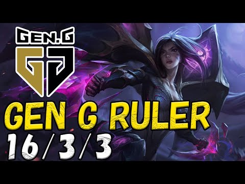 Gen.G Ruler カイ＝サ(Kai'Sa) VS ザヤ(Xayah) BOT ADC patch 12.17 KR RANK