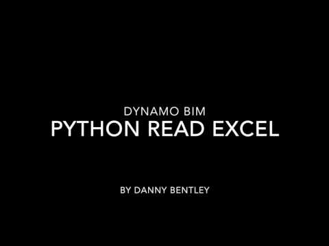 Dynamobim Python Beginner Read Excel