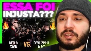 (OS MAIORES CAMPEÕES 🔥🔥) NEO E TAVIN (SP) X MT E DEVILZINHA - SEMI FINAL | REACT BAUEB