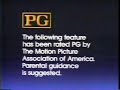 HBO PG Rating Bumper 1982 Version 1