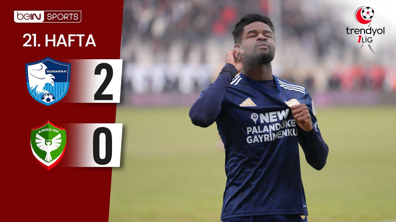 Erzurumspor FK vs Amed Sportif Faaliyetler Highlights