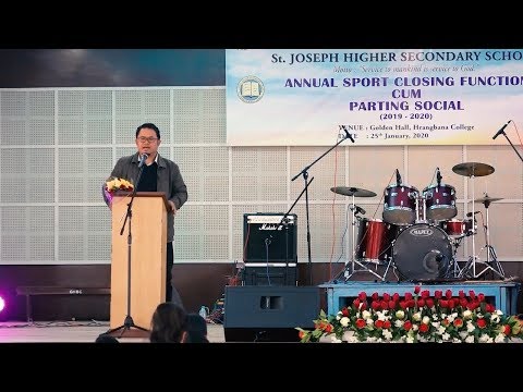 Mapuia Motivational Speech @ St. Joseph HSS Closing Function cum Parting Social