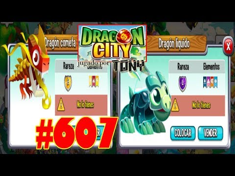 Dragon City "Capítulo 607 - El Dragón Cometa y Dragón Líquido" por Tony