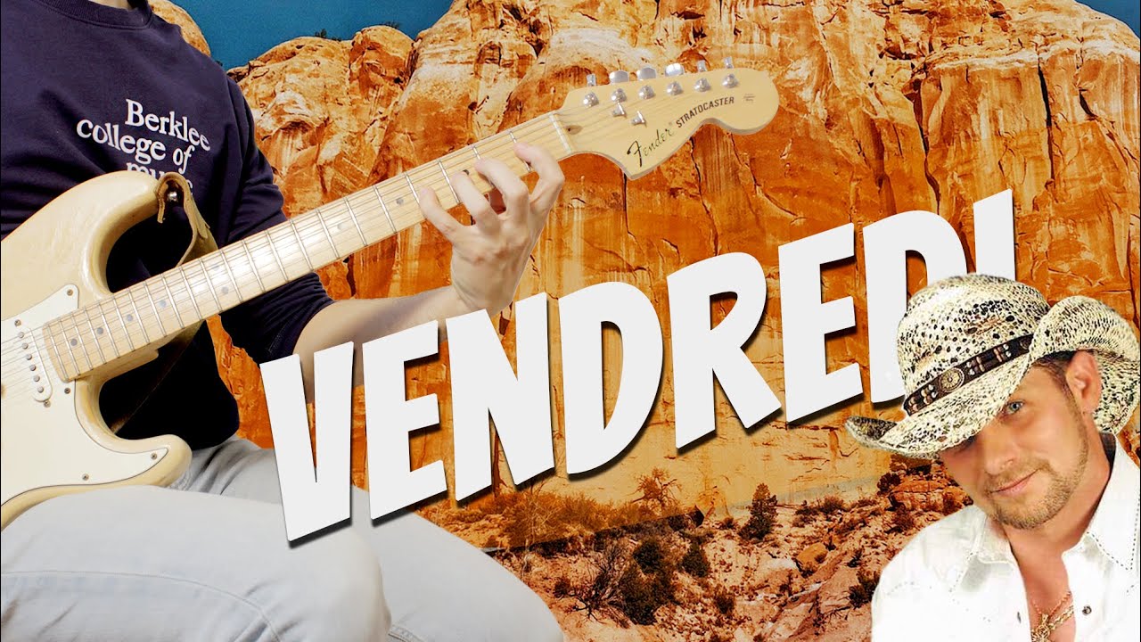 Vendredi - Louis Bérubé - Solo de guitare avec partition