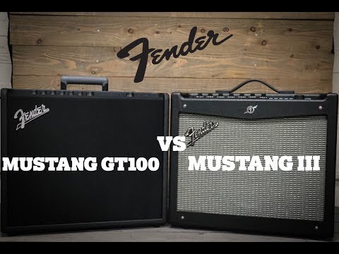 Fender Mustang GT 100 vs Mustang III Comparison