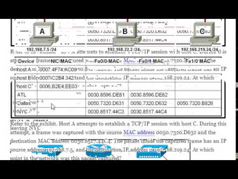 CCNA module 1 exam 1 video