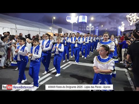 FESTA do EMIGRANTE 2025 | LAJES das FLORES | DESFILE de MARCHAS | Film by Manuel Bettencourt ilha 3ª