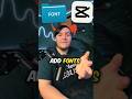 How To Add Custom Fonts To CapCut PC