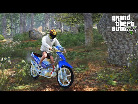 HONDA SUPRA X 125 HEREX KENCANG NGACIR PARAH - GTA V MOD INDONESIA SULTAN UPIN IPIN