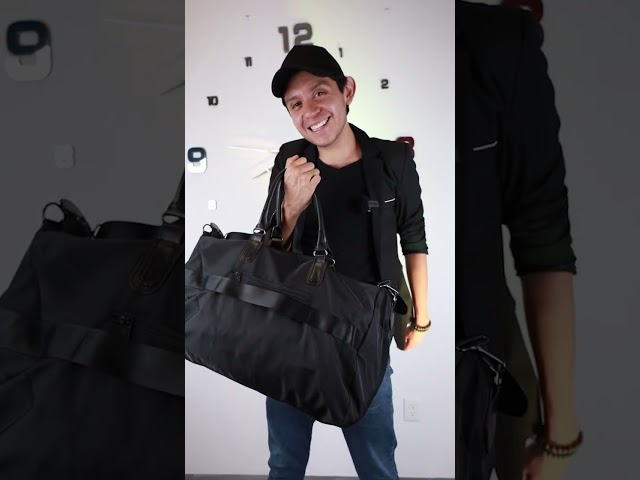 Vídeo relacionado con Cozary Bolsa Deporte Hombre Mujer - 42L Bolsa de Viaje Grande - Tela Oxford Impermeable - Diseño Multibolsillos - Bolsa de Gimnasio 3 en 1 - para Gimnasio Viaje Negocios - Verde