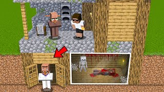 A SCARY Villager Move Under My House in Minecraft..
