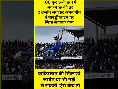 100 फुट ऊंची हवा में छलांग लगाकर मगरमच्छ की तरह कैंच पकड़ा #cricket #cricketfan #shrots #crifan #ai