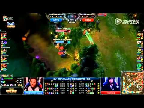 OMG Allen Annie VS EDG Fzzf Thresh Game 2 Highlights   2014 LPL Spring MUST SEE